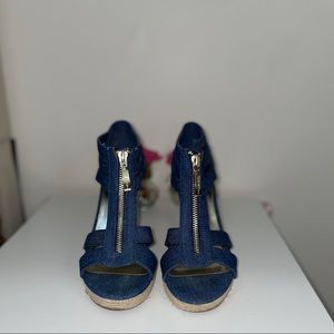 Guess Jean Espadrille Wedge Sandal